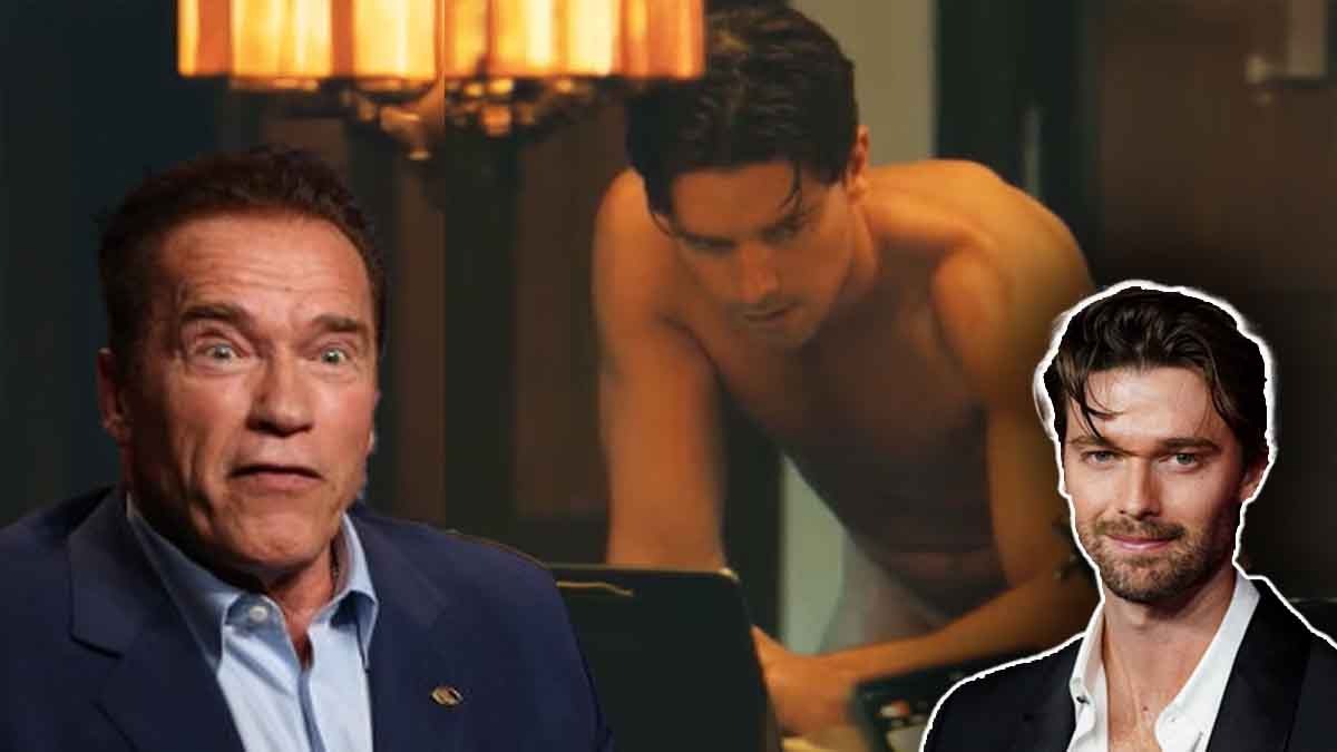 Arnold Schwarzenegger Shocked By Son Patrick Schwarzenegger s Without Dress  Scene In The White Lotus